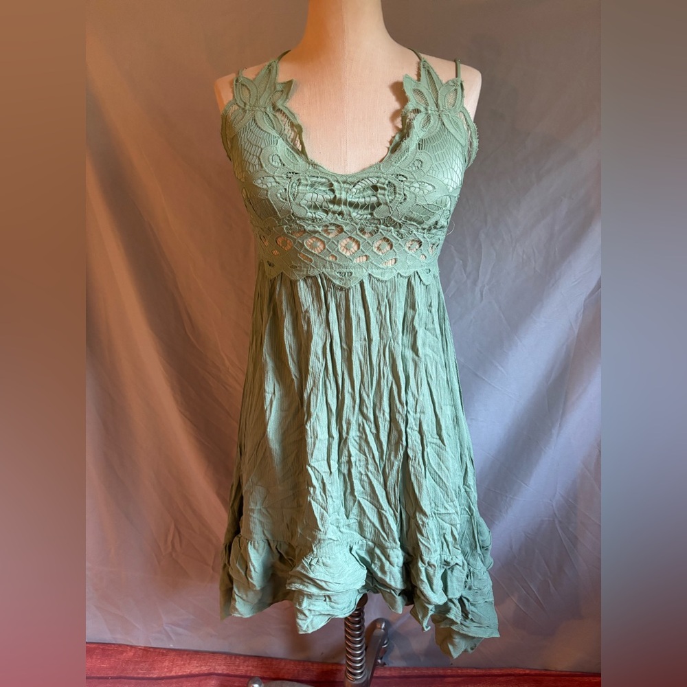 Rue21 Green Lace Detail Dress